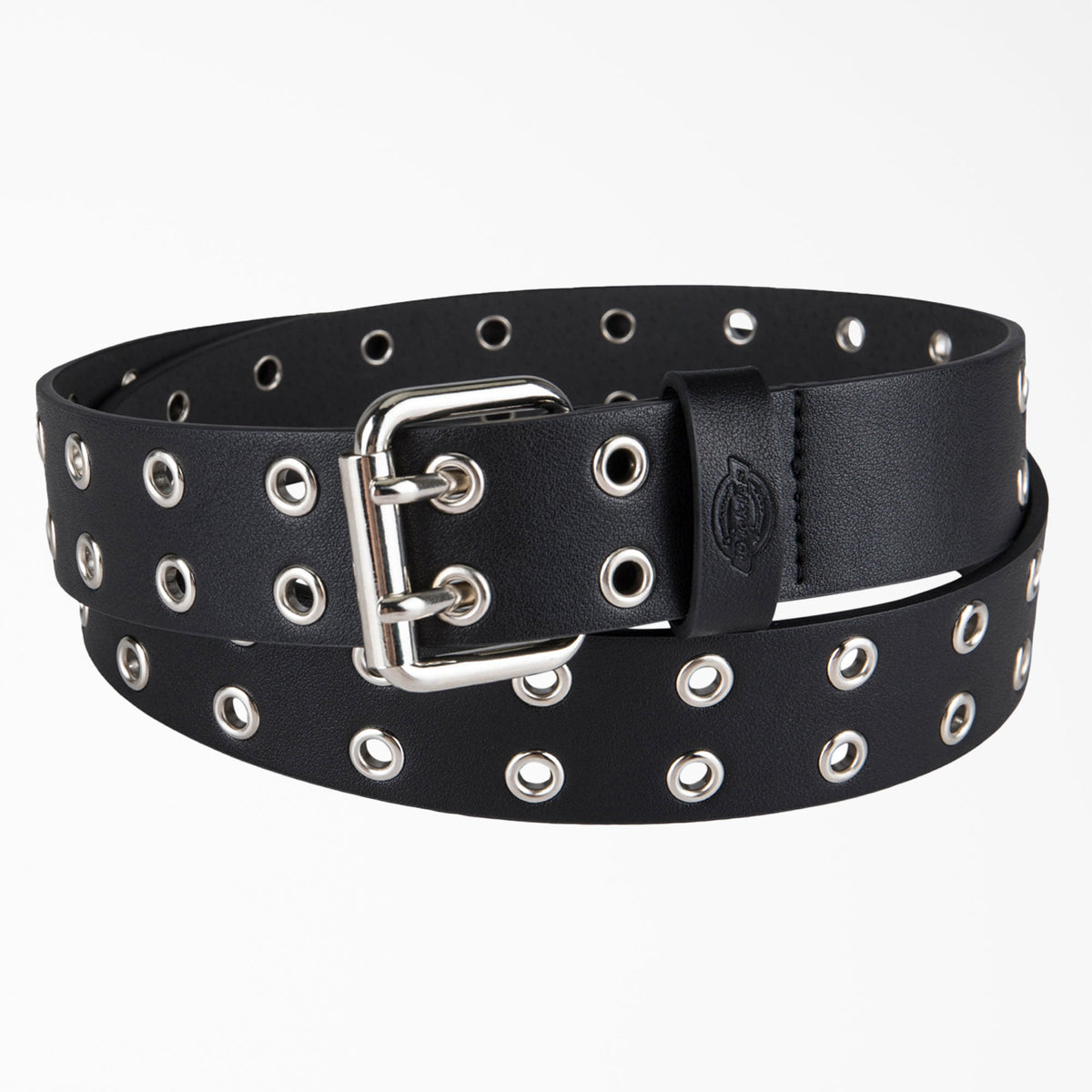 Dickies Women's Leather Double Grommet Belt
