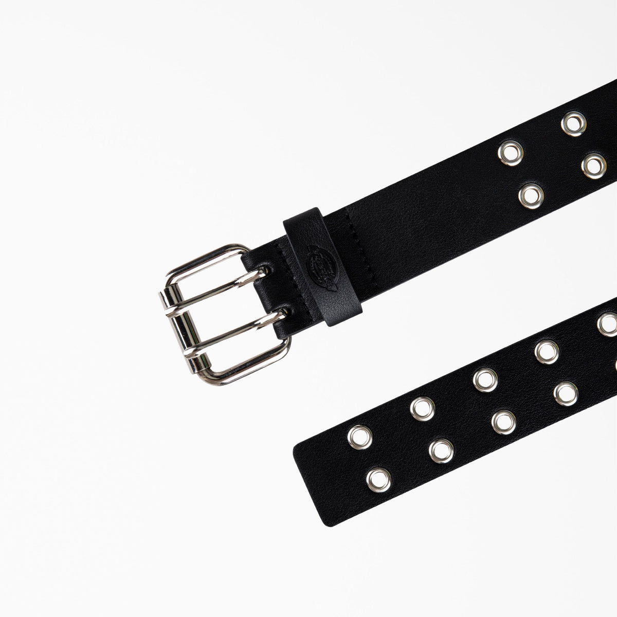 Dickies Women's Leather Double Grommet Belt