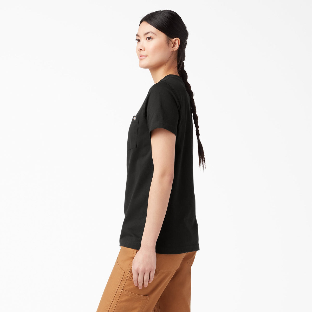 Dickies Women's Heavyweight Short Sleeve Pocket T-Shirt