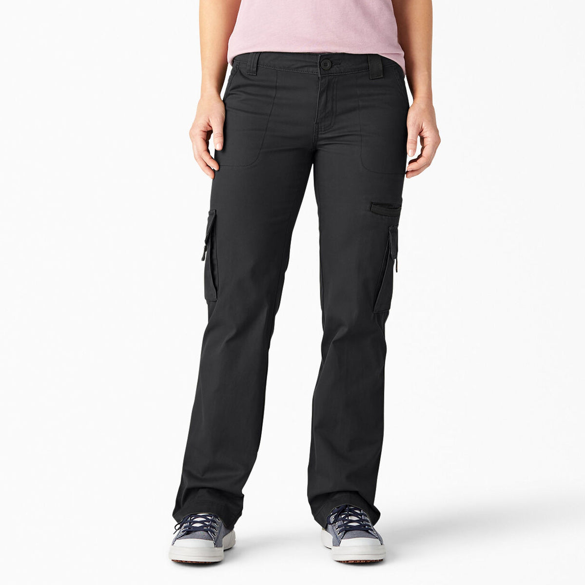 Dickies Women's Relaxed Fit Straight Leg Cargo Pants