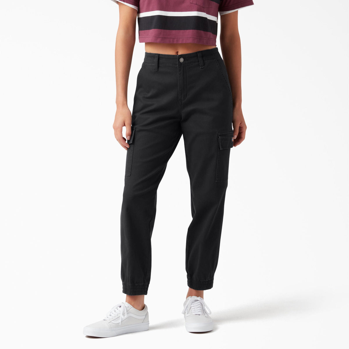 Dickies Women's High Rise Fit Cargo Jogger Pants