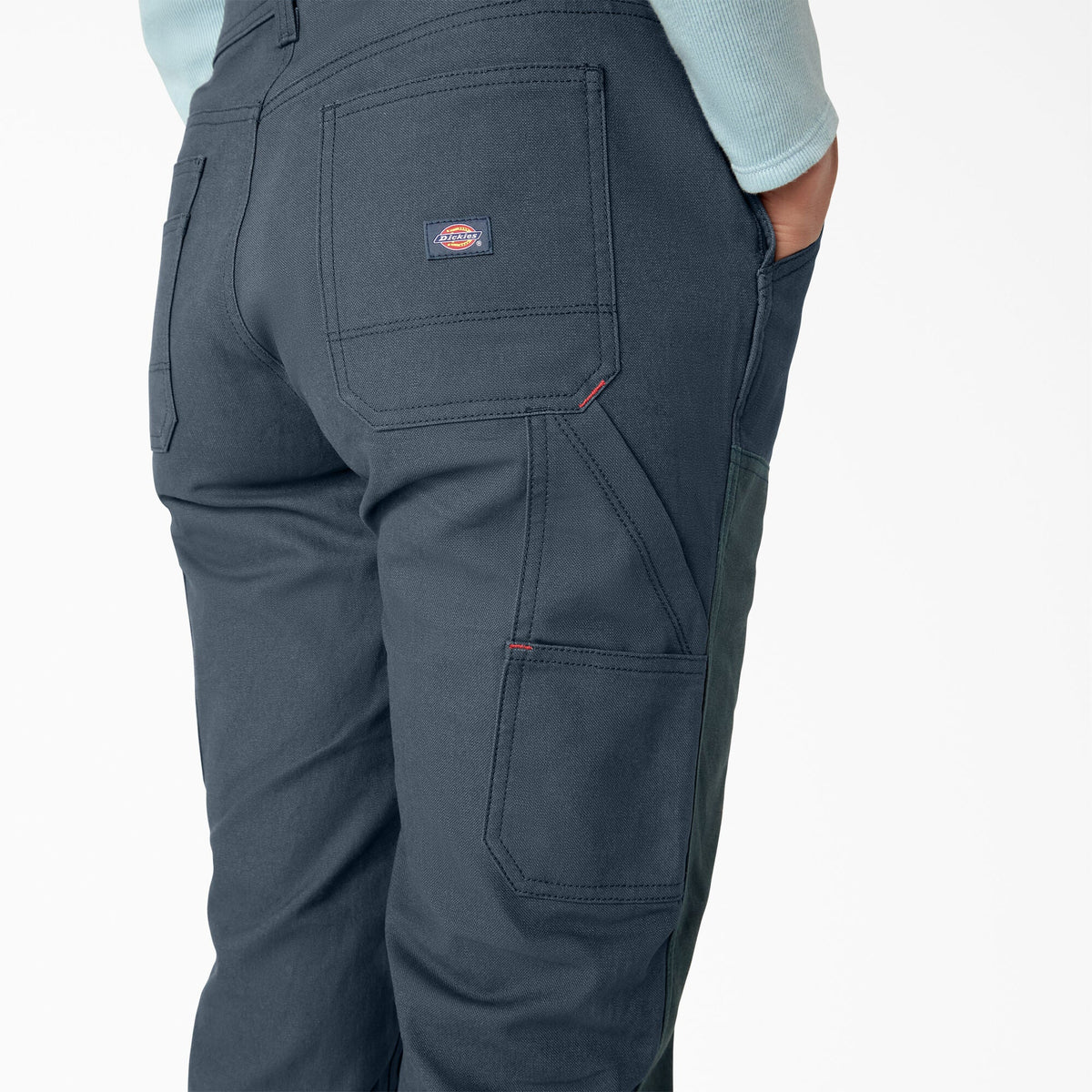 Dickies Women's Relaxed Fit Waxed Canvas Bib Overalls