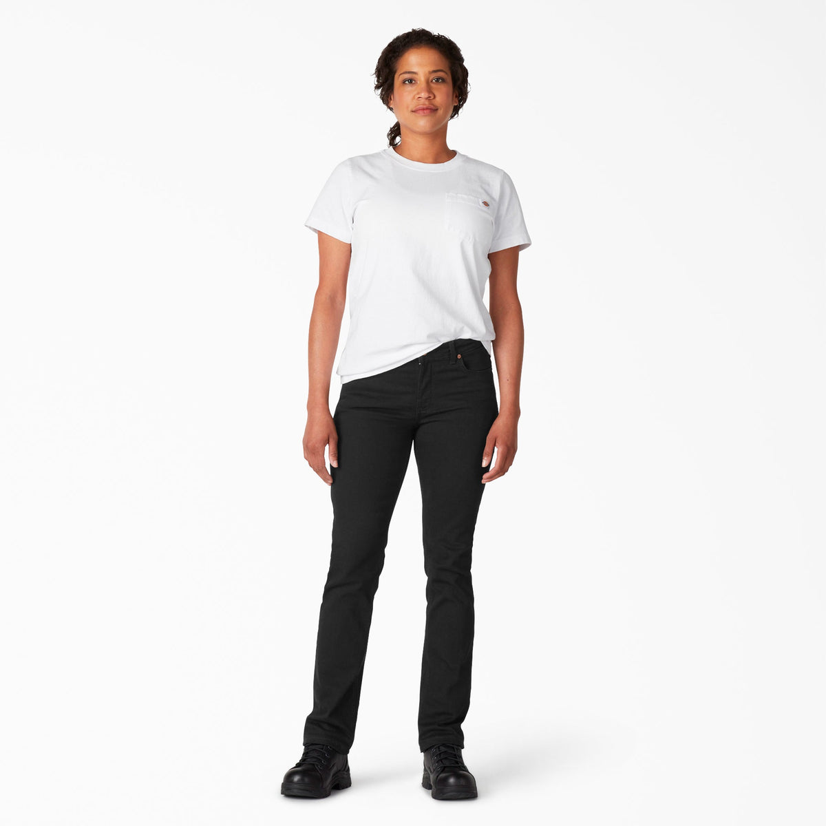 Dickies Women's Perfect Shape Straight Fit Jeans