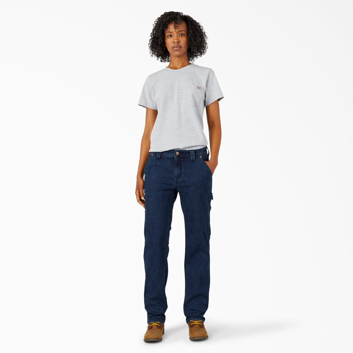 Dickies Women's FLEX Relaxed Fit Carpenter Jeans