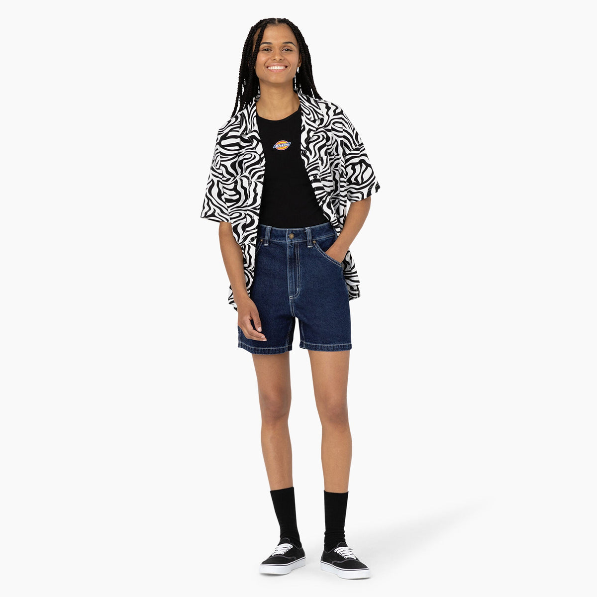 Dickies Women's Carpenter Jean Shorts, 5"