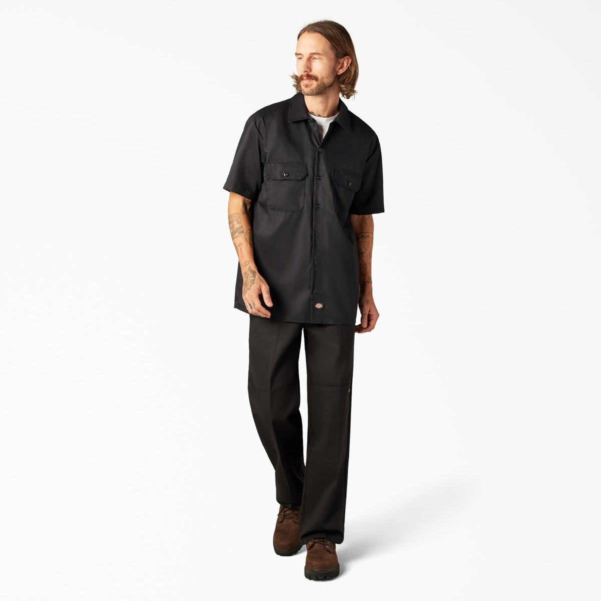 Dickies FLEX Relaxed Fit Short Sleeve Work Shirt