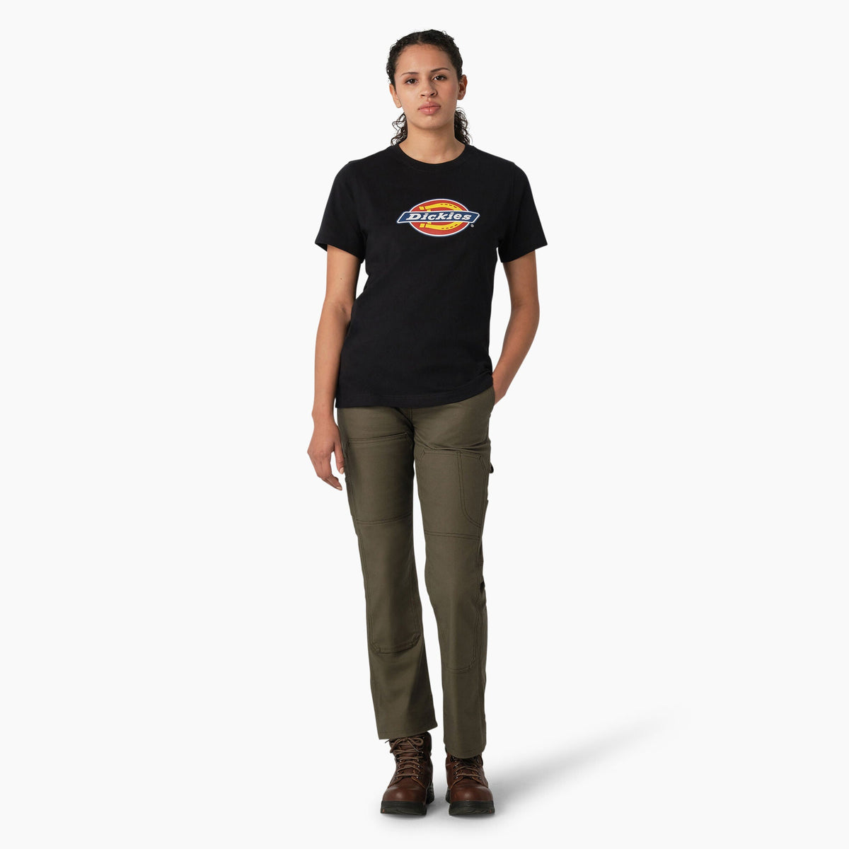 Dickies Women's Heavyweight Logo T-Shirt
