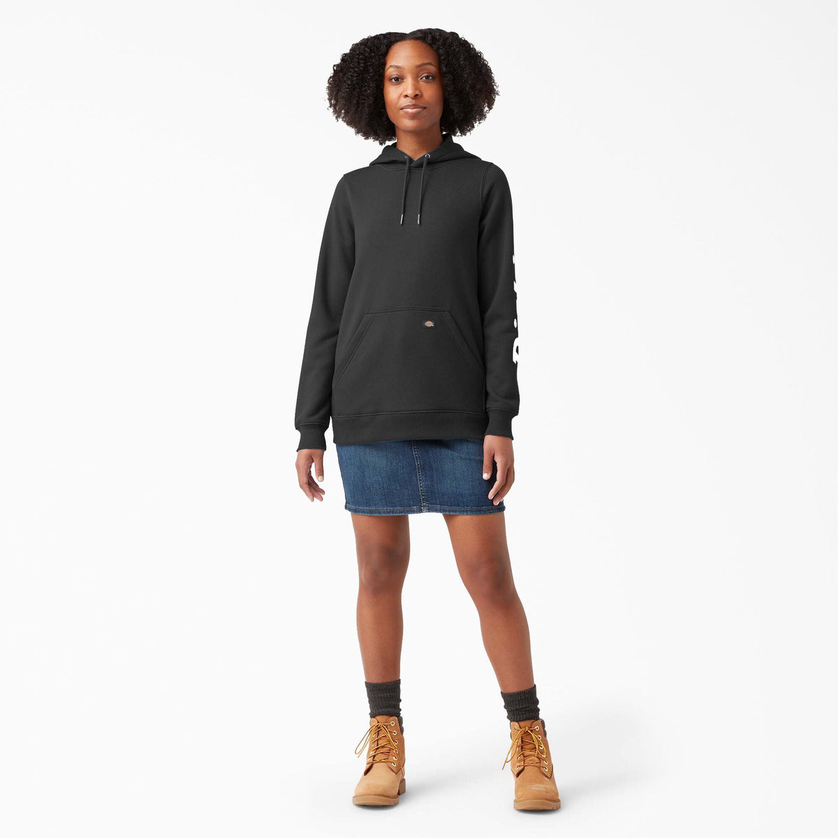 Dickies Women's Water Repellent Sleeve Logo Hoodie
