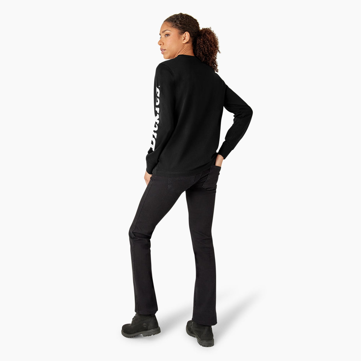 Dickies Women's Long Sleeve Heavyweight Graphic T-Shirt