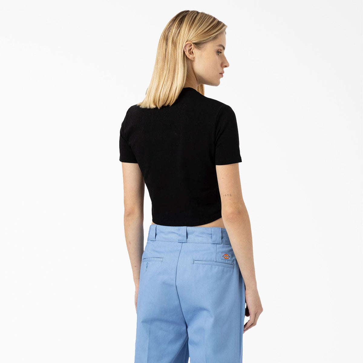 Dickies Women's Maple Valley Logo Cropped T-Shirt