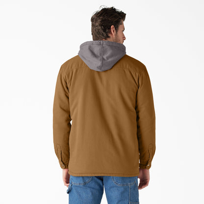 Dickies Water Repellent Duck Hooded Shirt Jacket