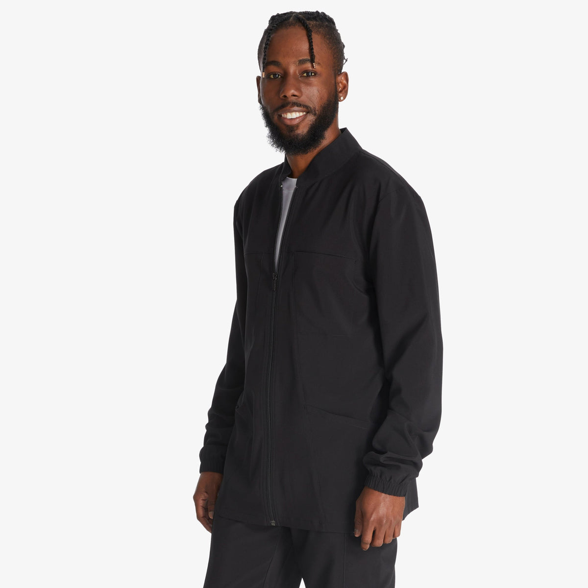 Dickies Men's EDS Essentials Zip Front Scrub Jacket