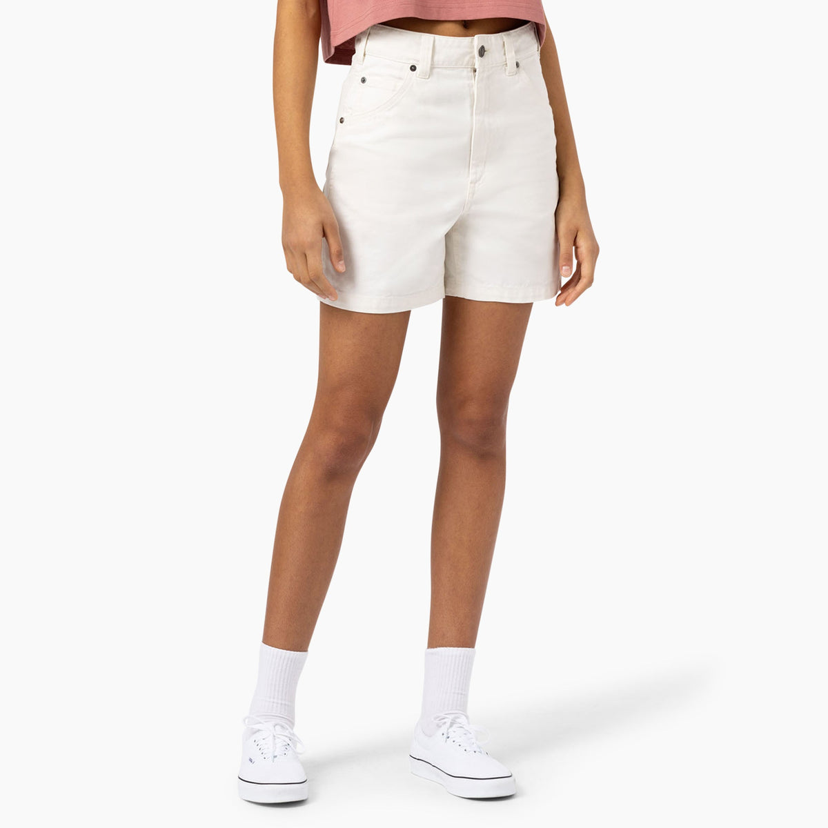 Dickies Women's Regular Fit Duck Shorts, 5"