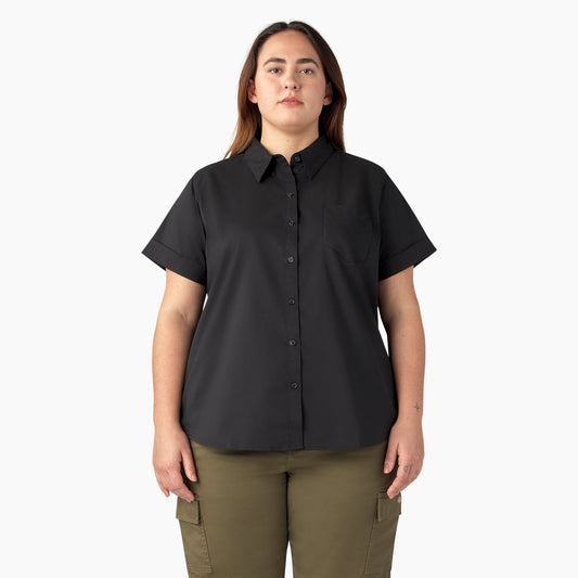 Dickies Women's Plus Button-Up Shirt