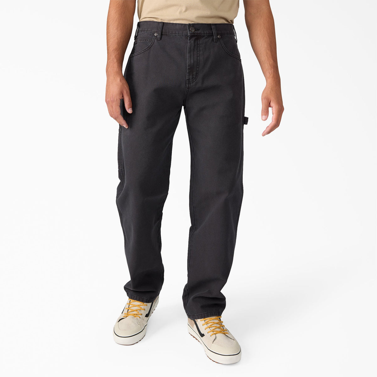 Dickies Worn In Duck Carpenter Pants