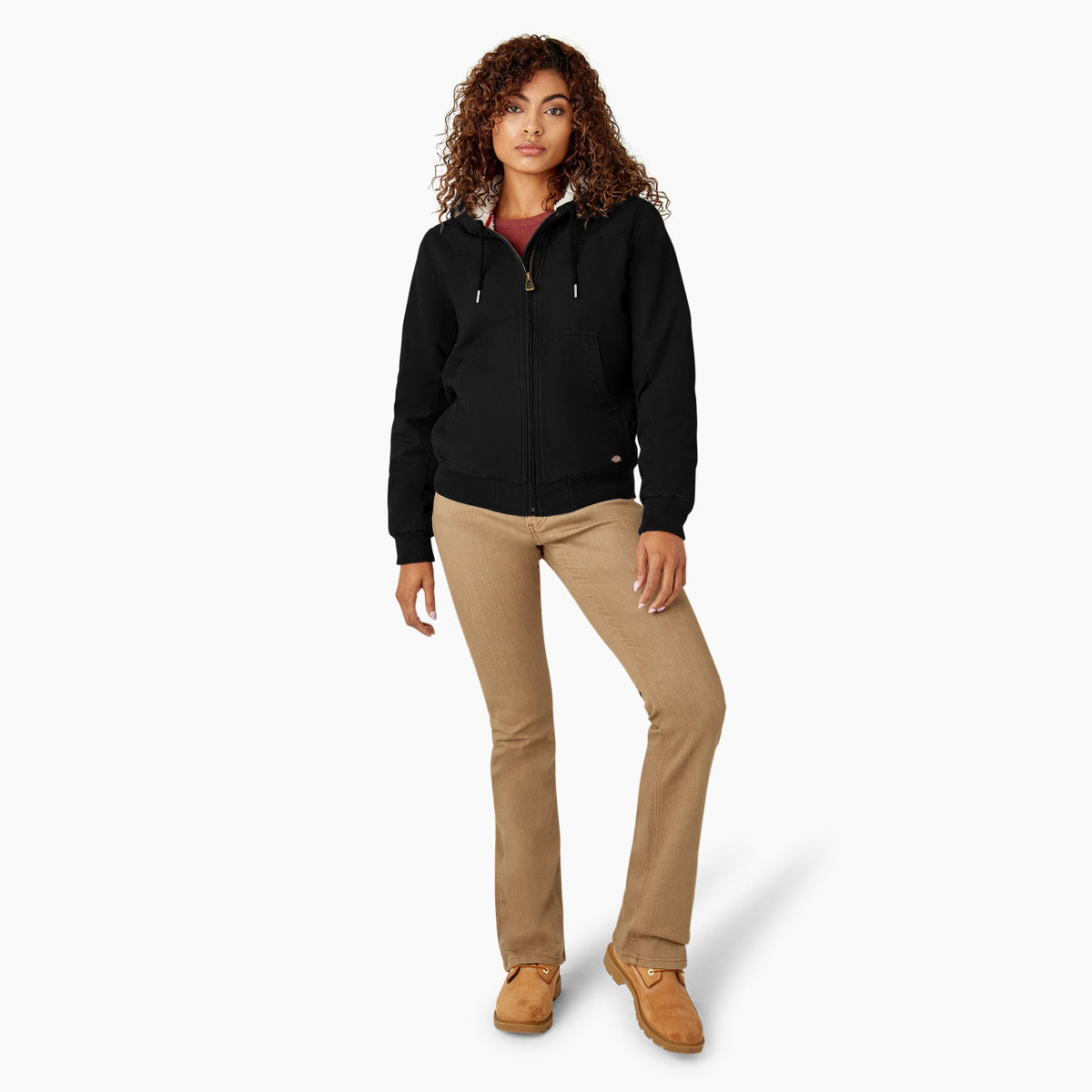 Dickies Women's Fleece Lined Duck Canvas Jacket